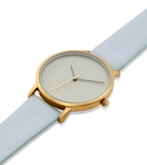 Gold and Light Blue with Grey | Lyka