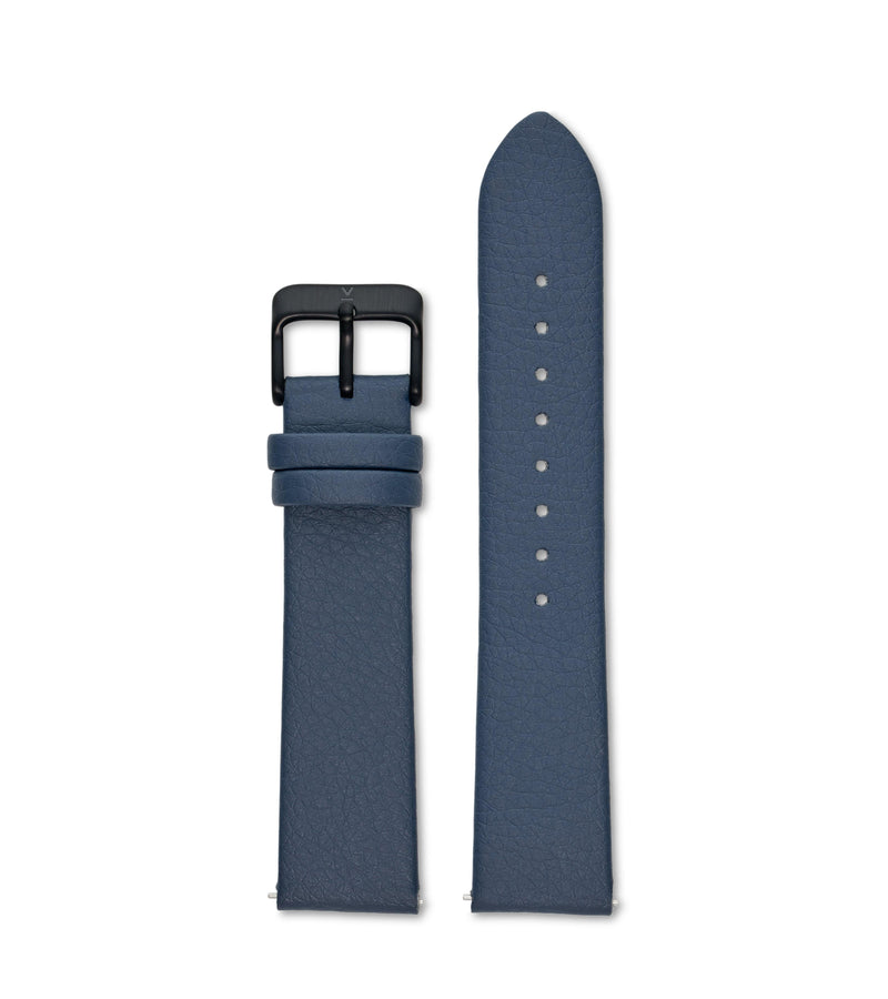 NAVY WITH BRUSHED BLACK BUCKLE | 20MM