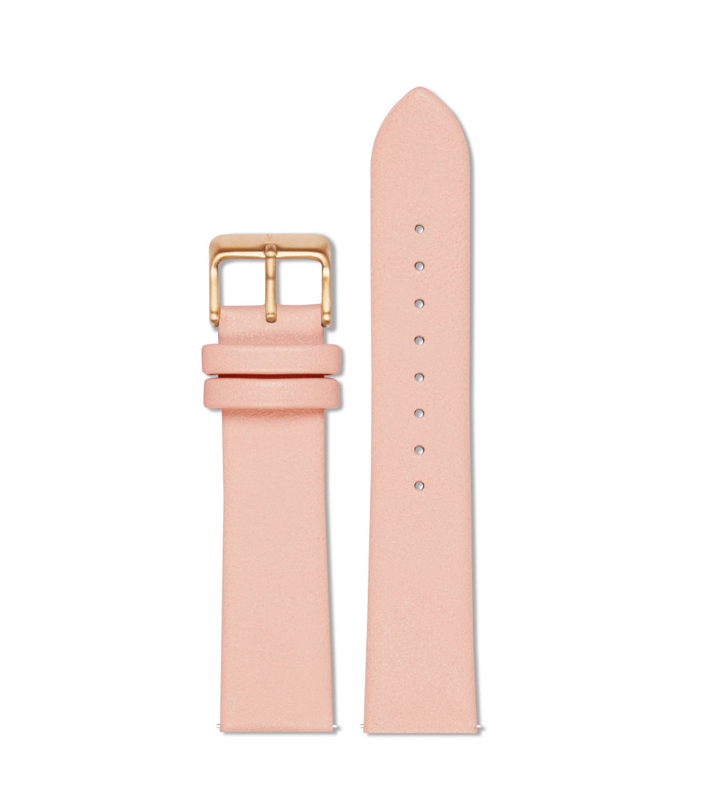 Pink with brushed gold buckle | 20mm